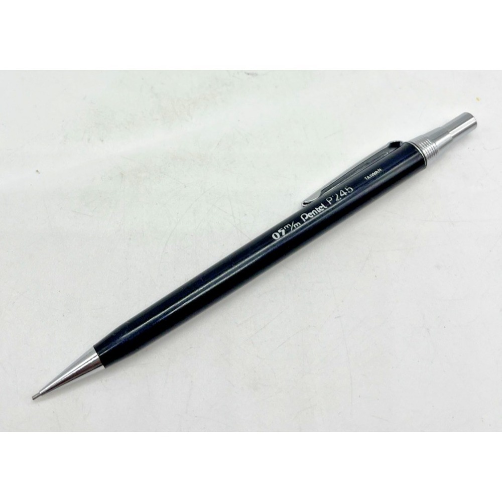 Pentel P245 05 m/m mm Mechanical Pencil Black Vintage Drafting